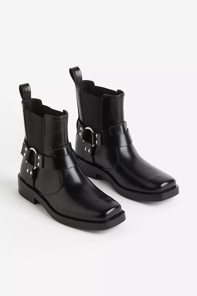 Mens boots with metal ring online