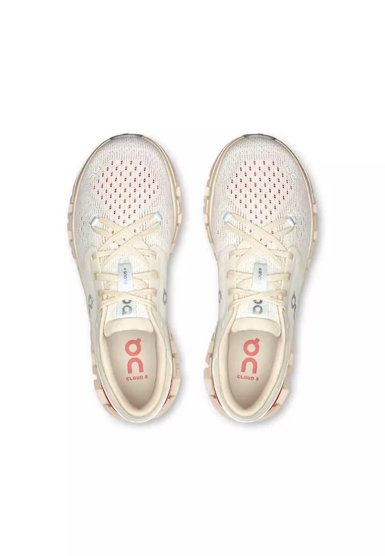 Cloud X 4 Women's Shoe Ivory | Salmon