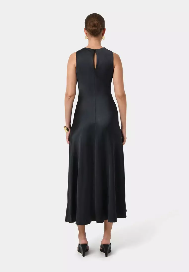 Louisa Satin Bias Dress