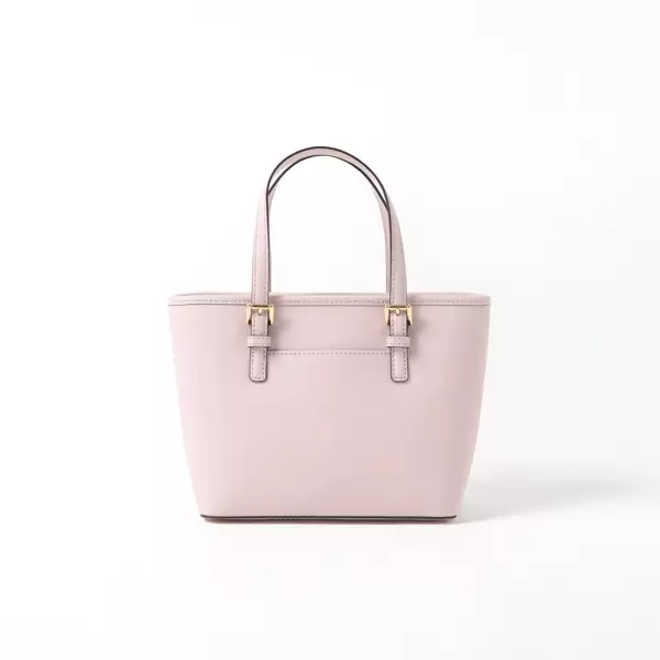 Tas MICHAEL KORS JET SET GHW TEXT PINK MINI TOTE BAG WITH LS 100% ORIGINAL