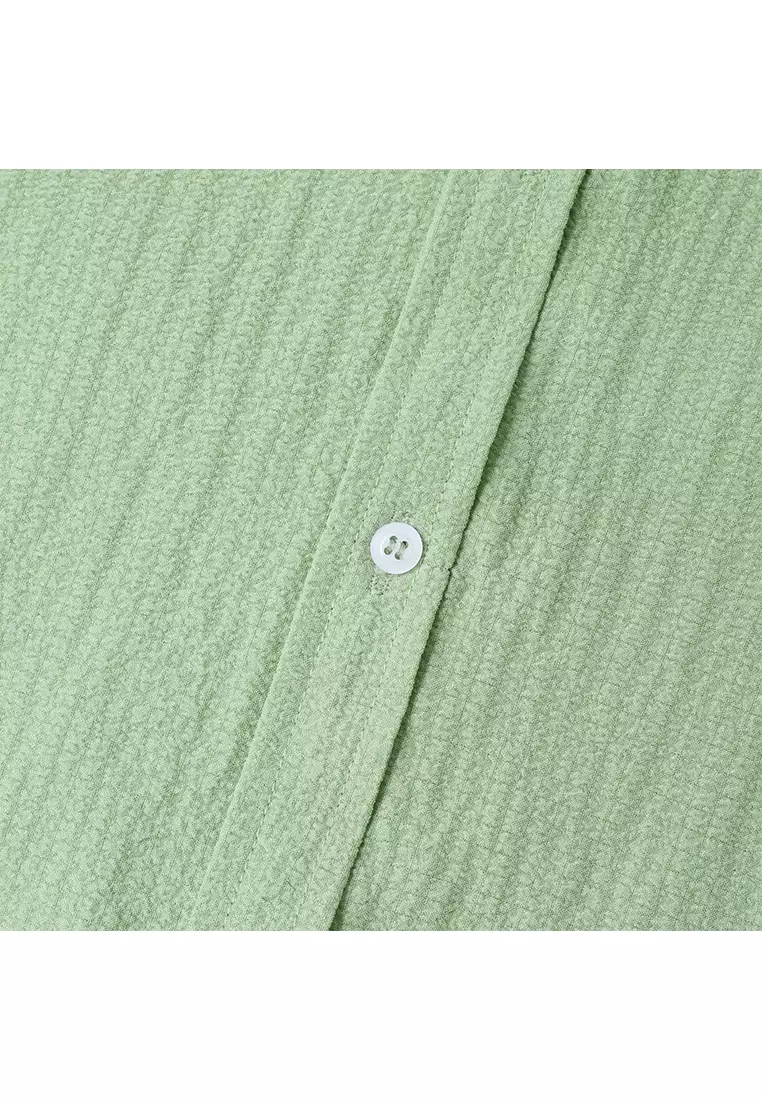 Solid Color Short-Sleeved Shirt YL-A89