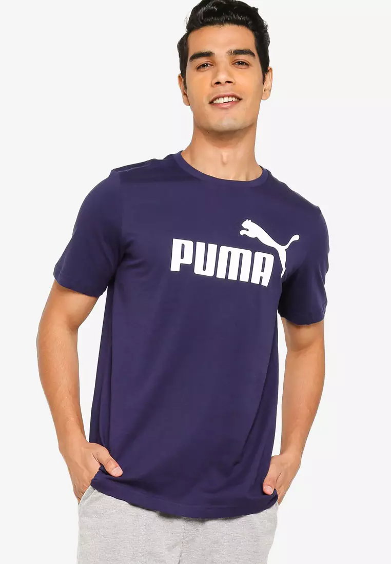 Buy PUMA Essentials Logo Men s Tee 2024 Online ZALORA Singapore