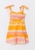 LC WAIKIKI orange Square Collar Patterned Strap Poplin Women's Dress C57F7AABC671F0GS_6
