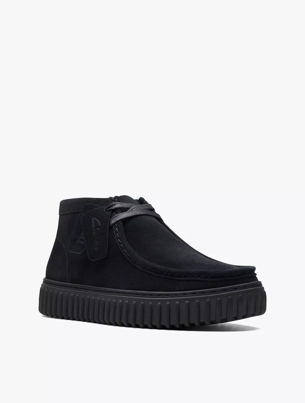 Clarks Torhill Hi Men's Boot - Black Suede