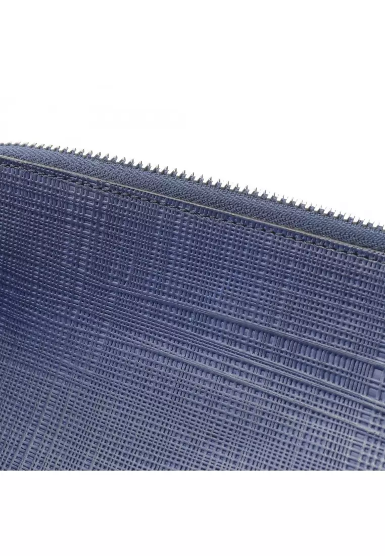 Pre-Loved LOEWE GOYA CROSSBODY BAG Goya Shoulder bag leather dark blue