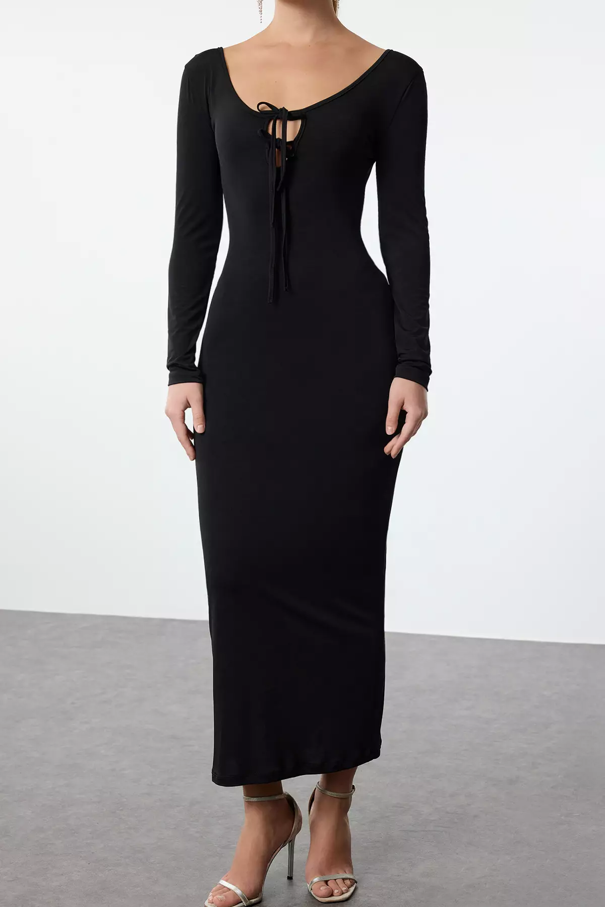 Tie Detail Maxi Dress