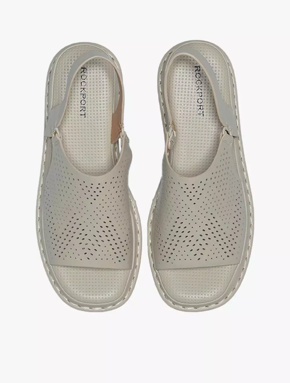 Payless Rock Port Womens Pim Comfort Sandals - Beige_05