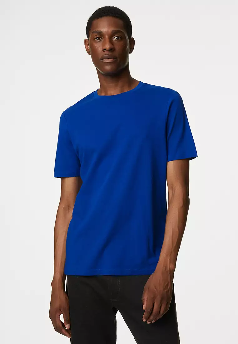 Marks and spencer outlet crew neck t shirt