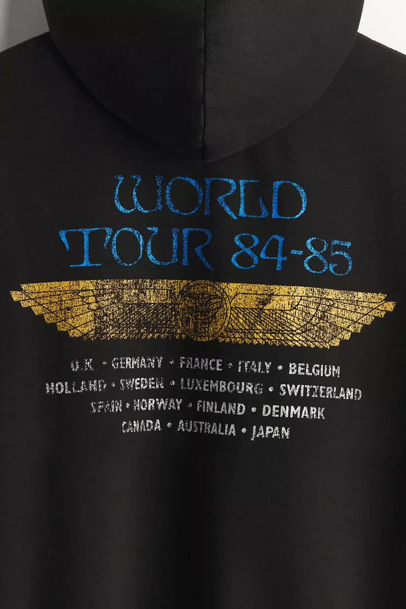 Oversized Fit Printed hoodie