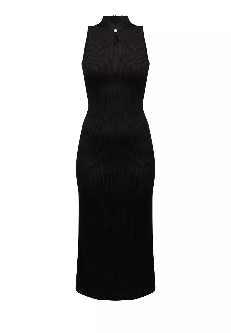 Buy Zalora Studios Basic Mandarin Collar Dress 2024 Online | ZALORA ...