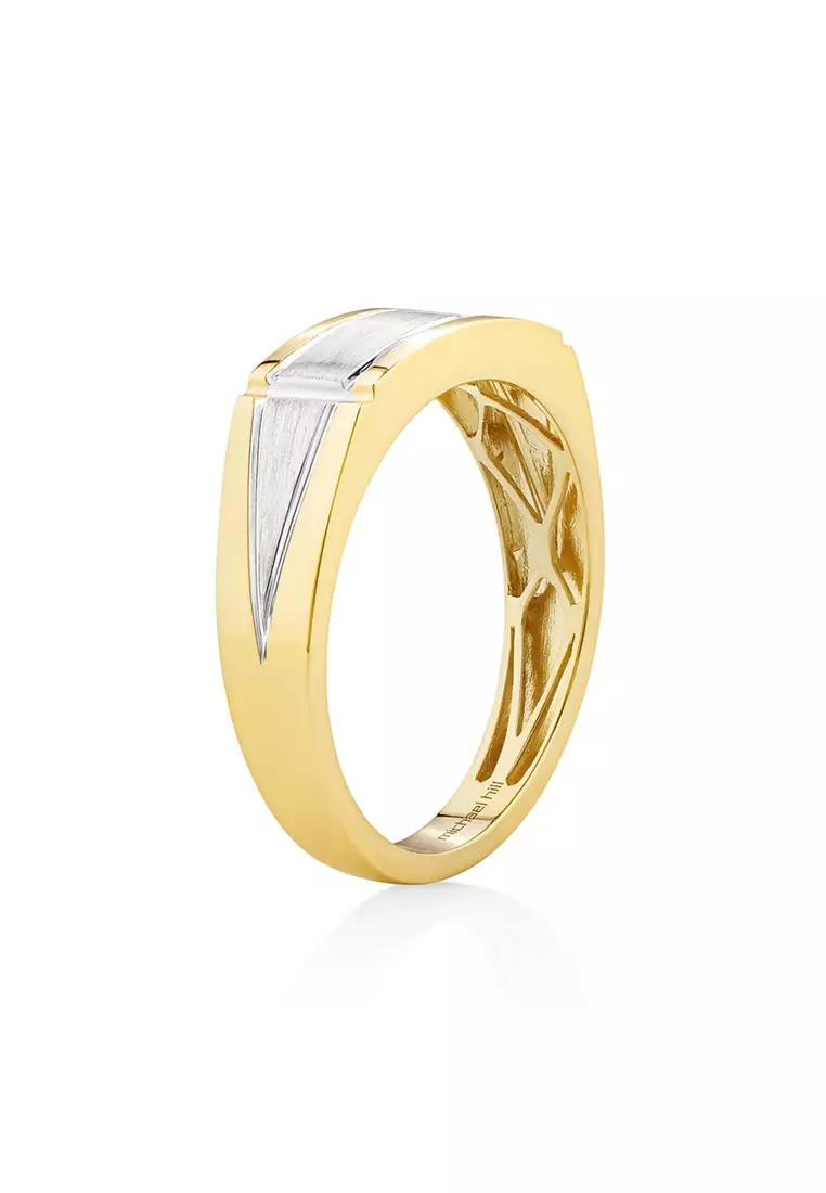 Mens gold ring hot sale under 7000