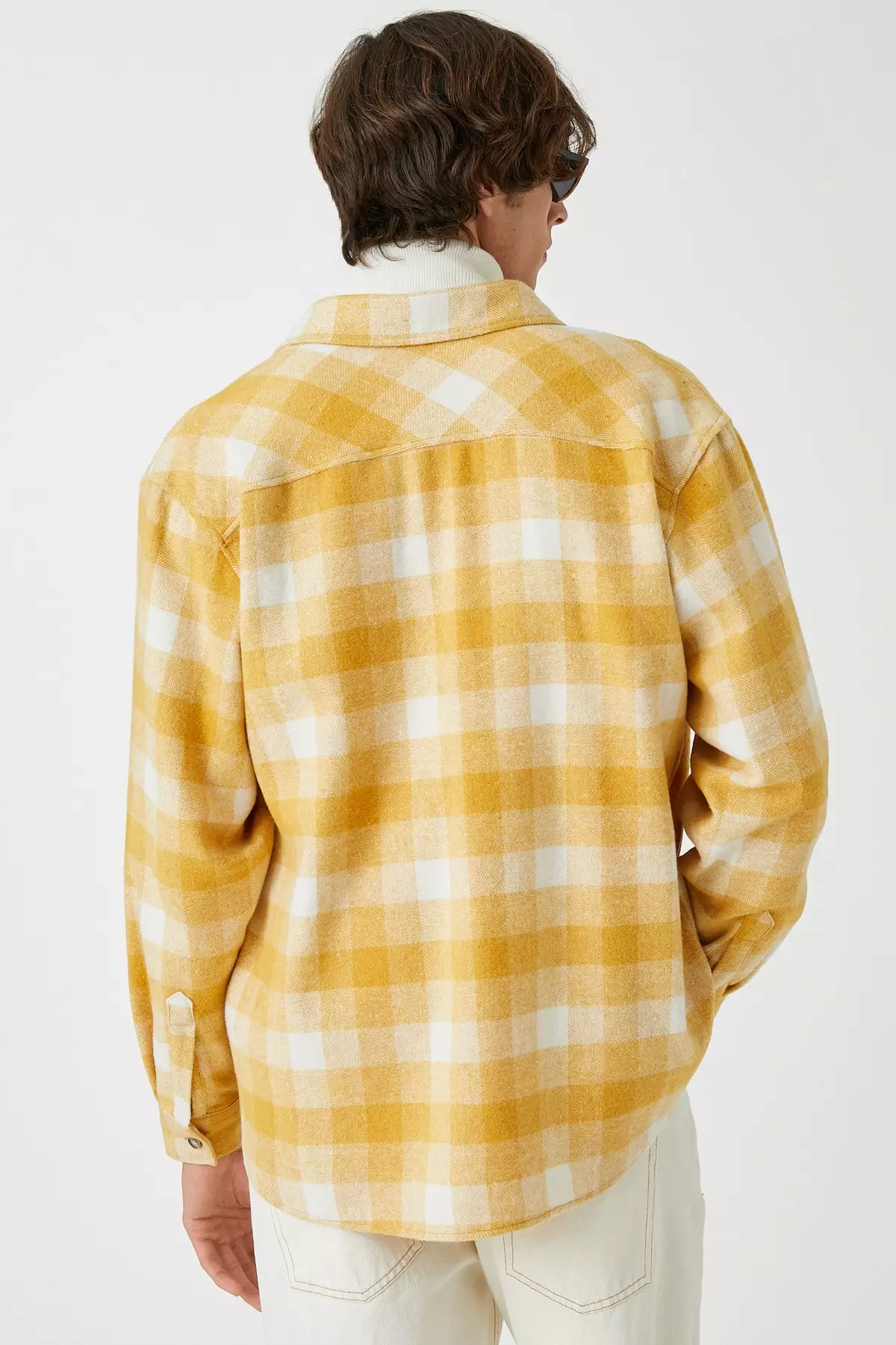 Buy KOTON Yellow Plaid Shirt in Yellow Plaid 2024 Online | ZALORA