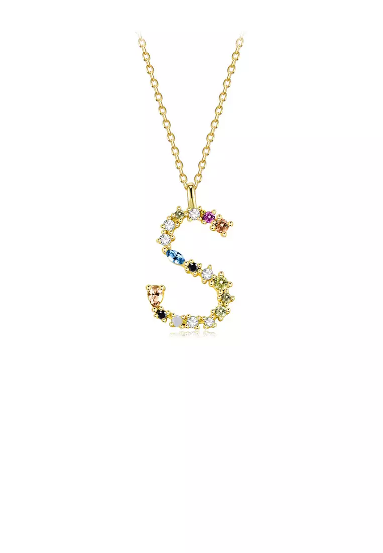 Buy Glamorousky 925 Sterling Silver Plated Gold Fashion Simple