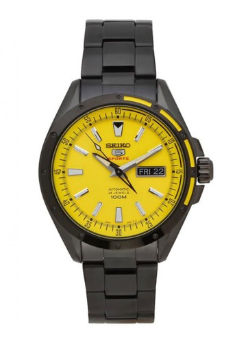 Jual Seiko Seiko 5 Sports Jam Tangan Pria - Hitam Kuning 