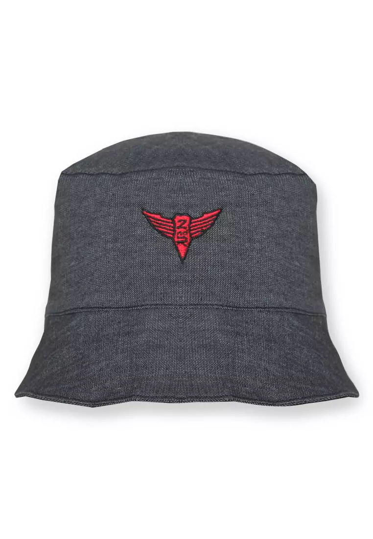 Men Bucket Hat Dark Grey