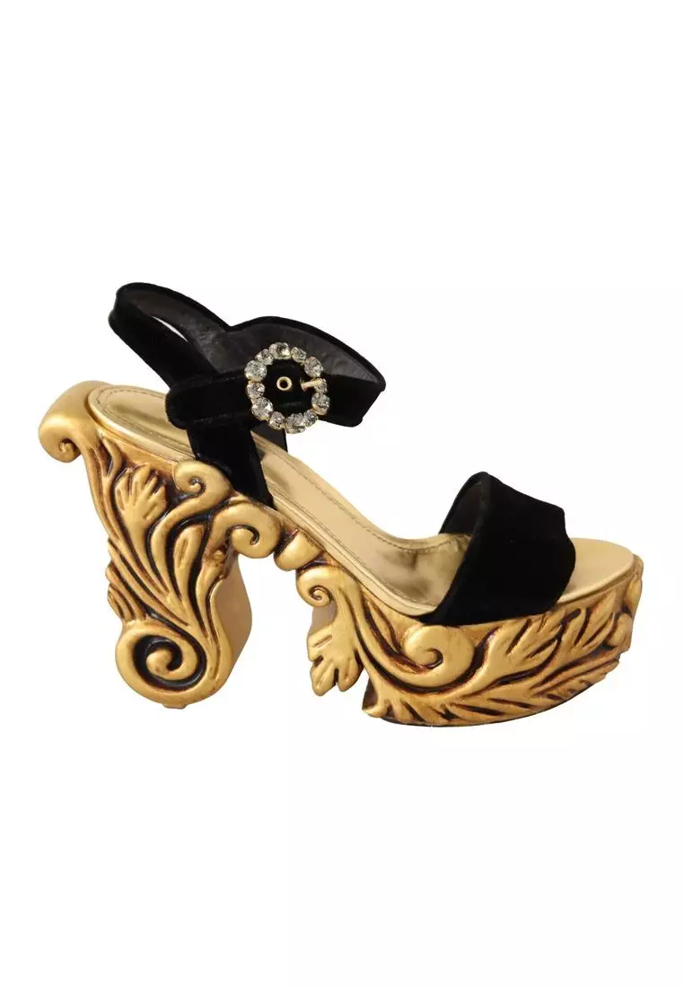 Buy Dolce Gabbana Dolce Gabbana Black Gold Baroque Velvet