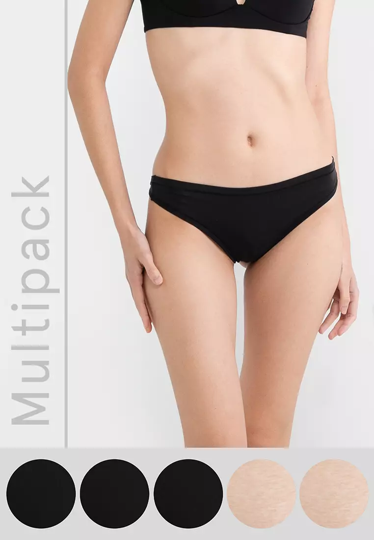 GAP Women's 3-Pack Breathe Bikini Underpants Underwear, Multi, X-Large