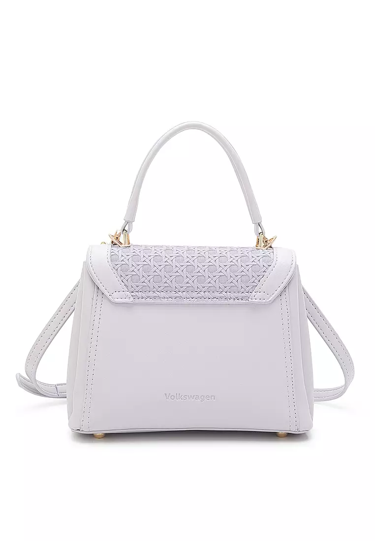 Women's Top Handle Bag / Sling Bag / Crossbody Bag (Tas Selempang / Tas Tangan) - Ungu