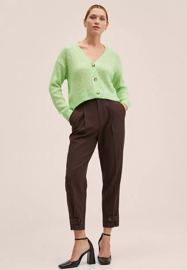 V-Neck Knit Cardigan