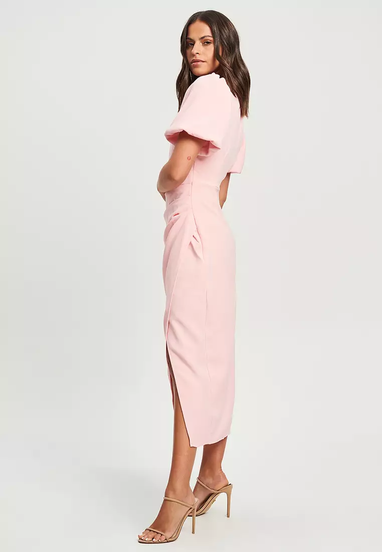 Buy Tussah Effie Midi Dress 2023 Online | ZALORA Philippines