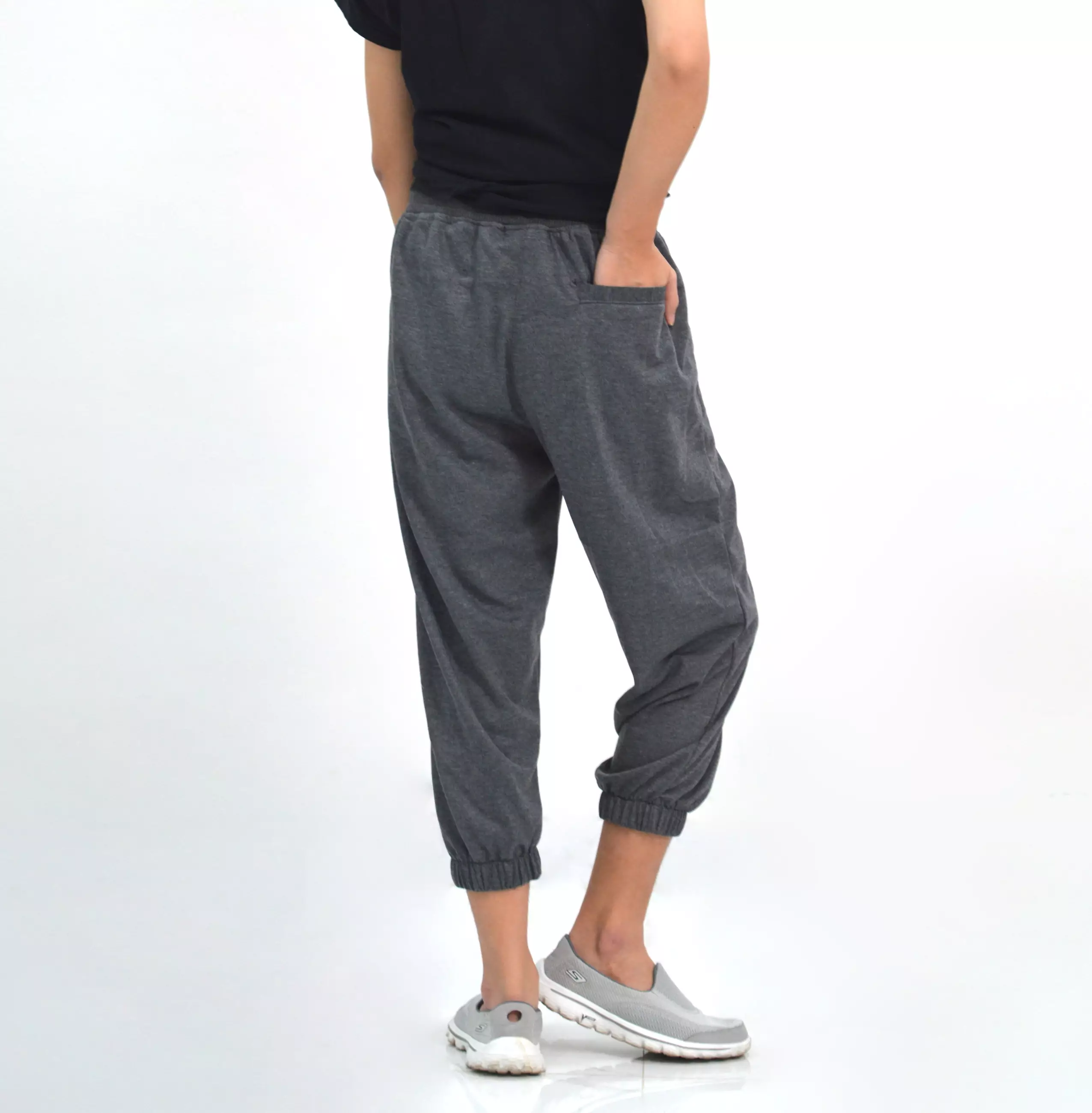 OKECHUKU Luna Celana Wanita Celana Jogger Wanita Celana 3/4 Joger Wanita Training Olahraga Sporty