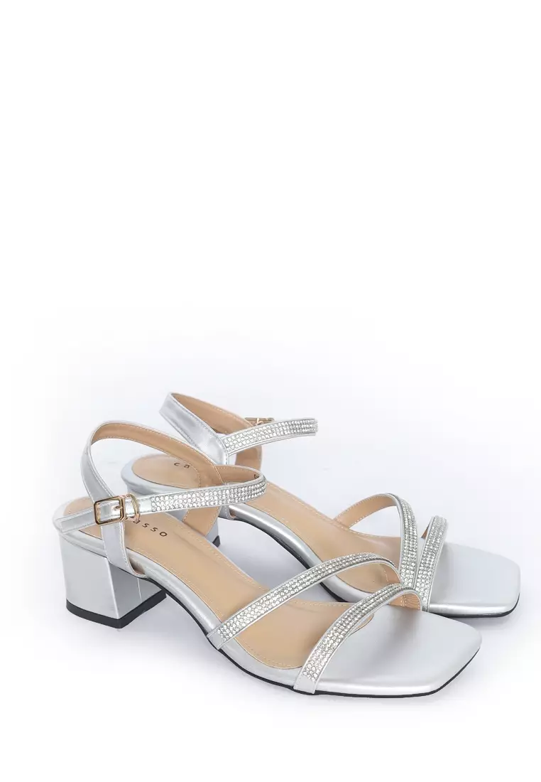 PRILY HEELS SILVER