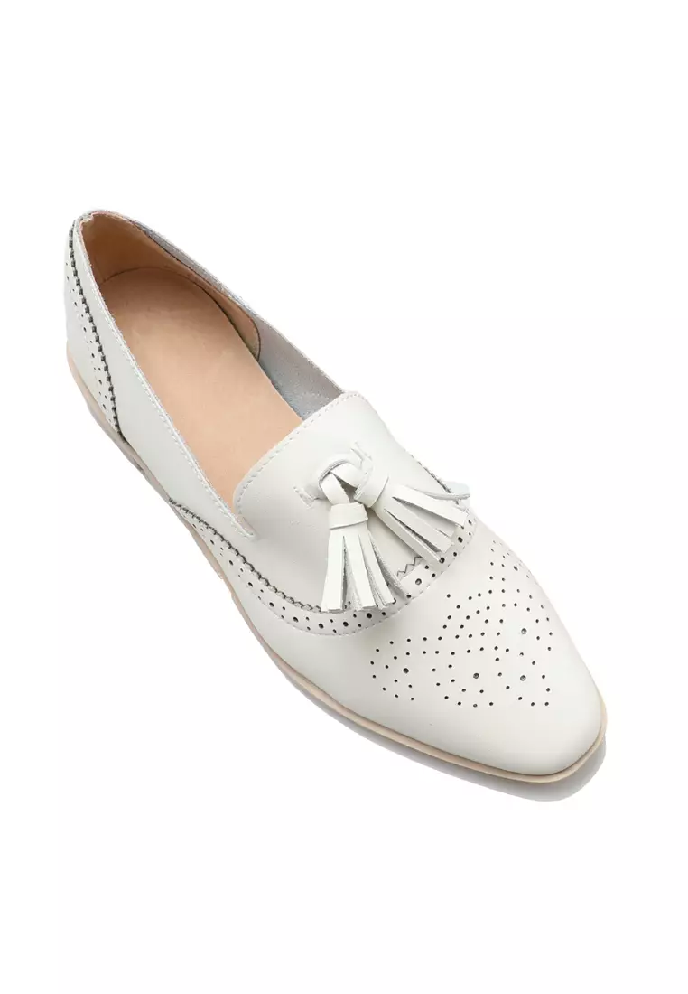Brogue Leather Tassel Loafers TH8016-2