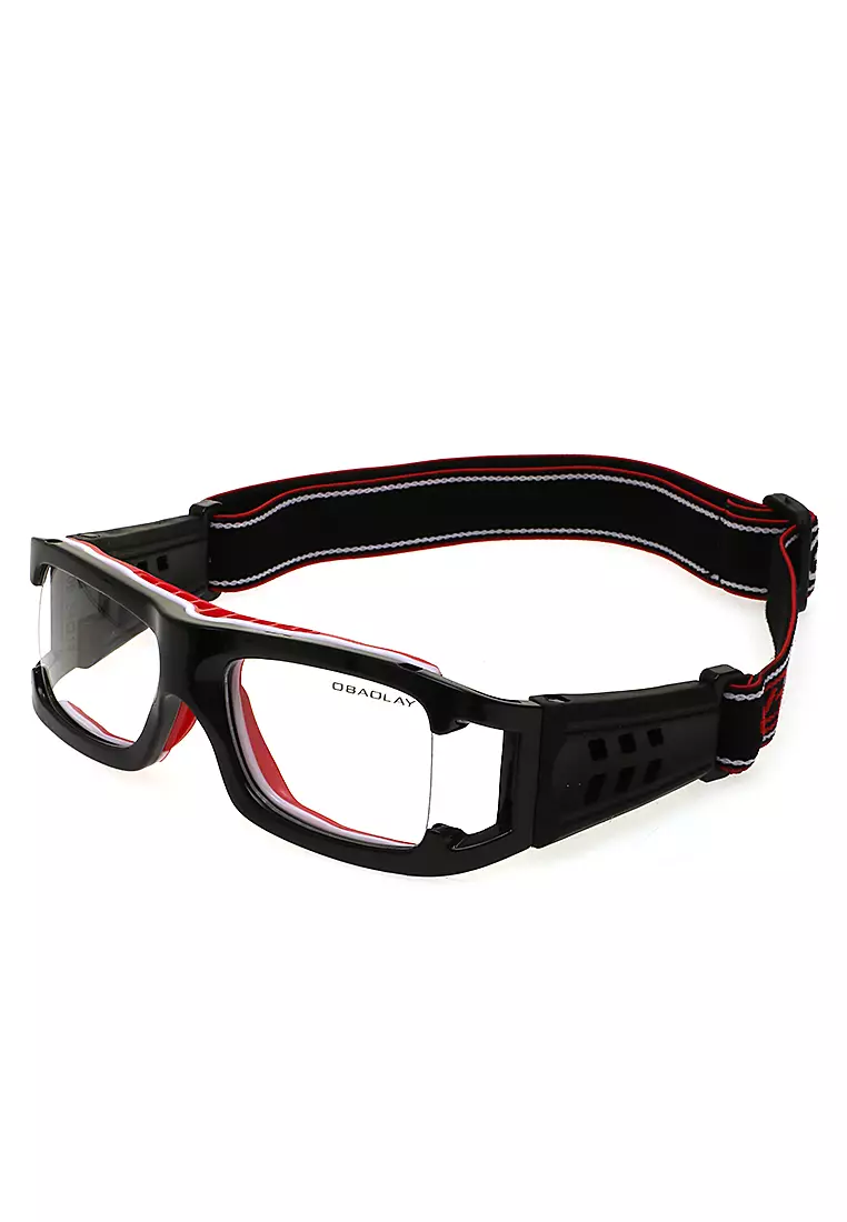 Mackenzie Kacamata Olahraga Basket Anti Collision Eye Protector Material PC ORIGINAL - Black