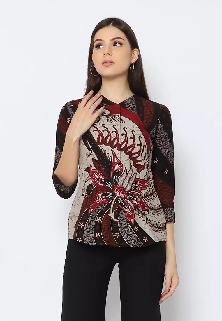 BLOUSE AKSA BATIK BUNGA BHUMI