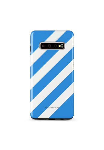 Buy Polar Polar Blue Slash Dual Layer Tough Case Glossy For Samsung Galaxy S10 Plus Online On Zalora Singapore