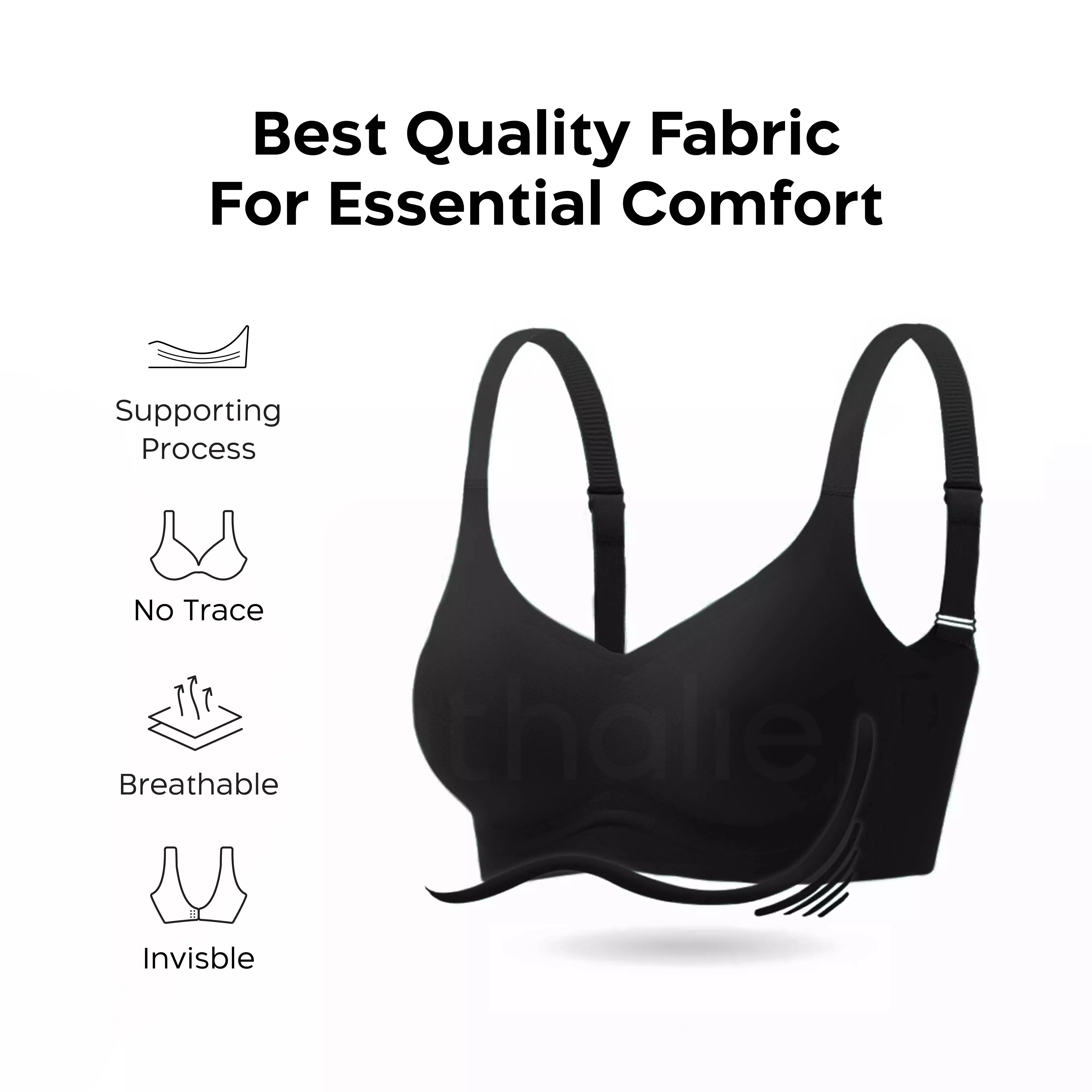 Nathalie Fixed Cup Seamless Bra NTB 3473 - Putih