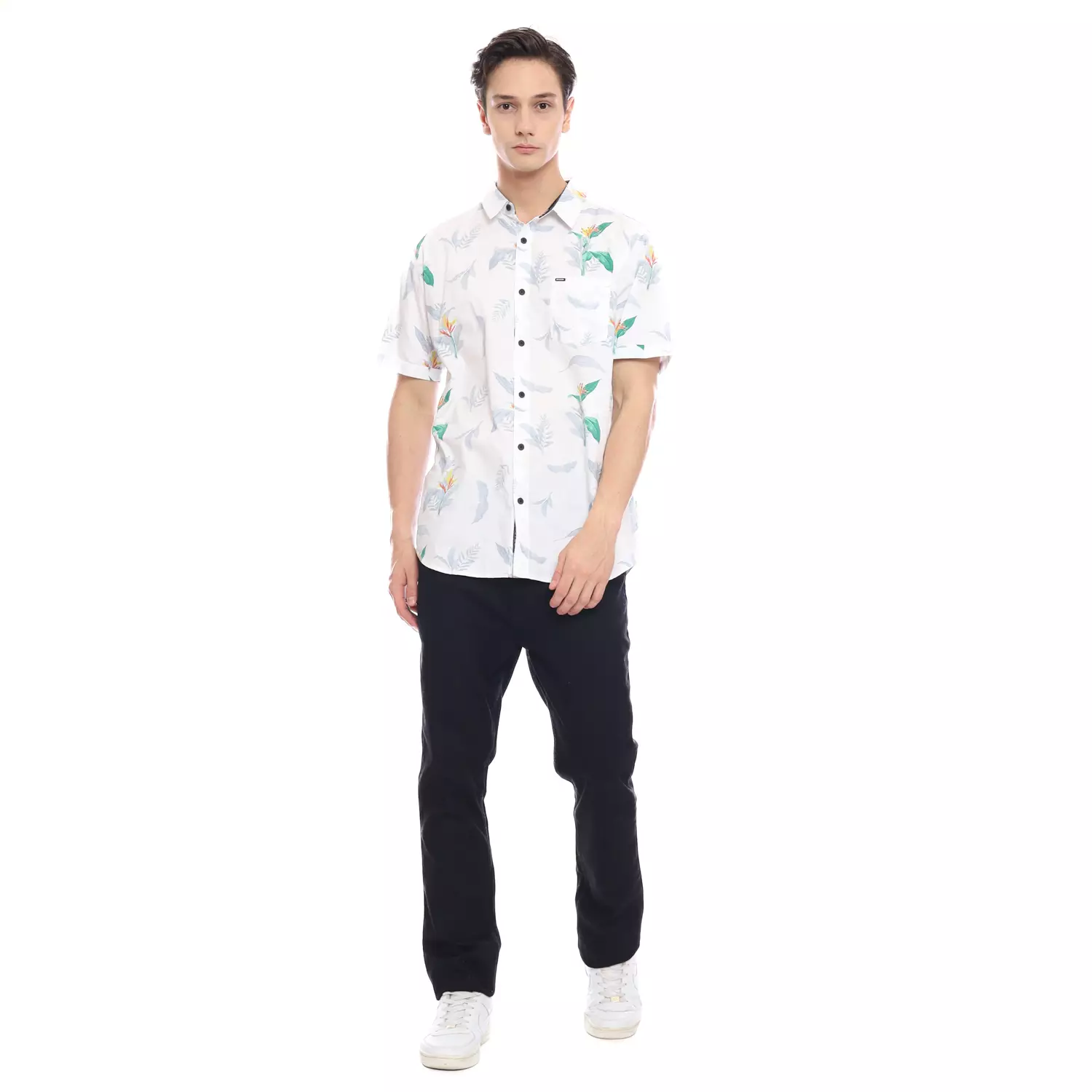 Dragon Kemeja Lengan Pendek Pria Botanical Men Shirt Short Planet Surf