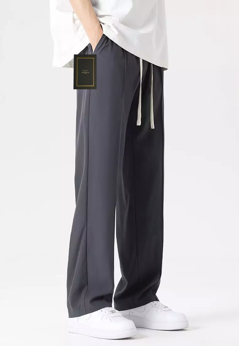 Thin Ice Silk Feeling Straight Pants AC-CK162