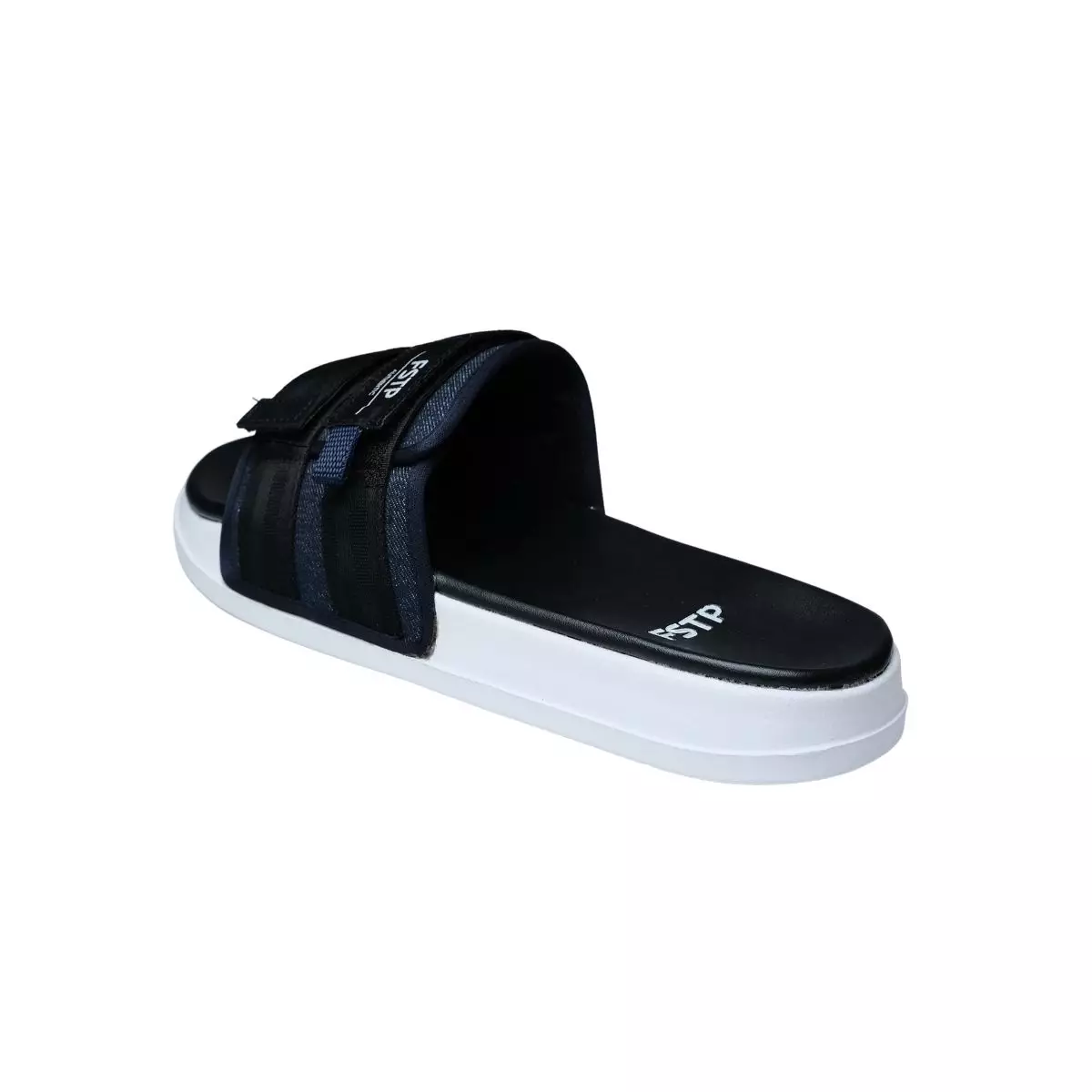 Footstep Footwear Sandal Slide Pria Wanita Stereo Denim Sandal Slip