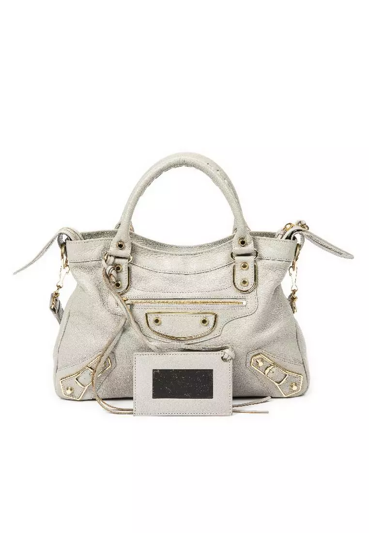 Balenciaga metallic edge classic city online bag