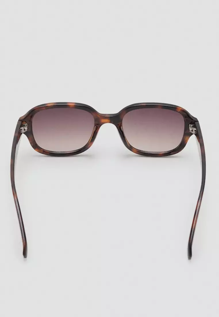 Semi-Transparent Frame Sunglasses