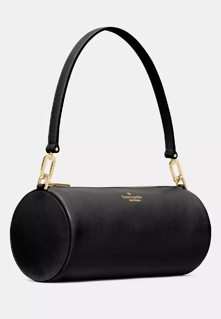 Roulette Glazed Leather Medium Shoulder Bag