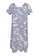 Eastern Classic Jenni Cotton Sleep Dress - Blue Splash Stripes- V-neck 793FFAA49A41A4GS_1