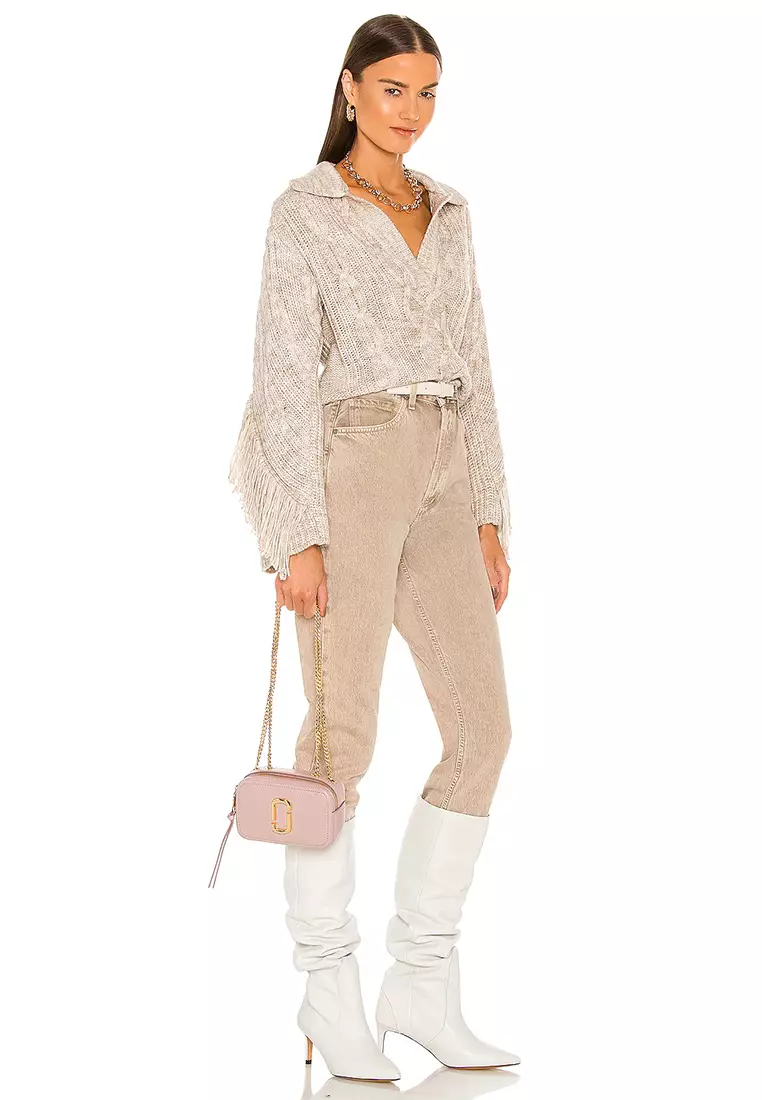 The Glam Shot Leather Crossbody Adobe Rose H121L01FA21