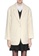 b+ab white Wool oversized blazer 201F8AA03ED1A0GS_2