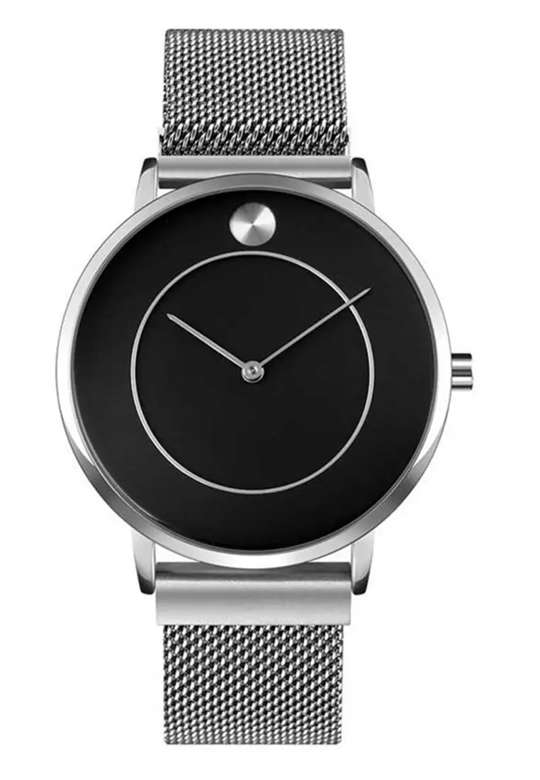 Jam Tangan Analog Pria Design Modis Elegan Waterproof Strap Tali Material Stainles Steel BN79 ORIGINAL