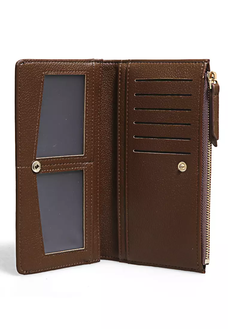 Dompet Wanita Model Panjang Women's Wallet Many Slot Material Leather ORIGINAL