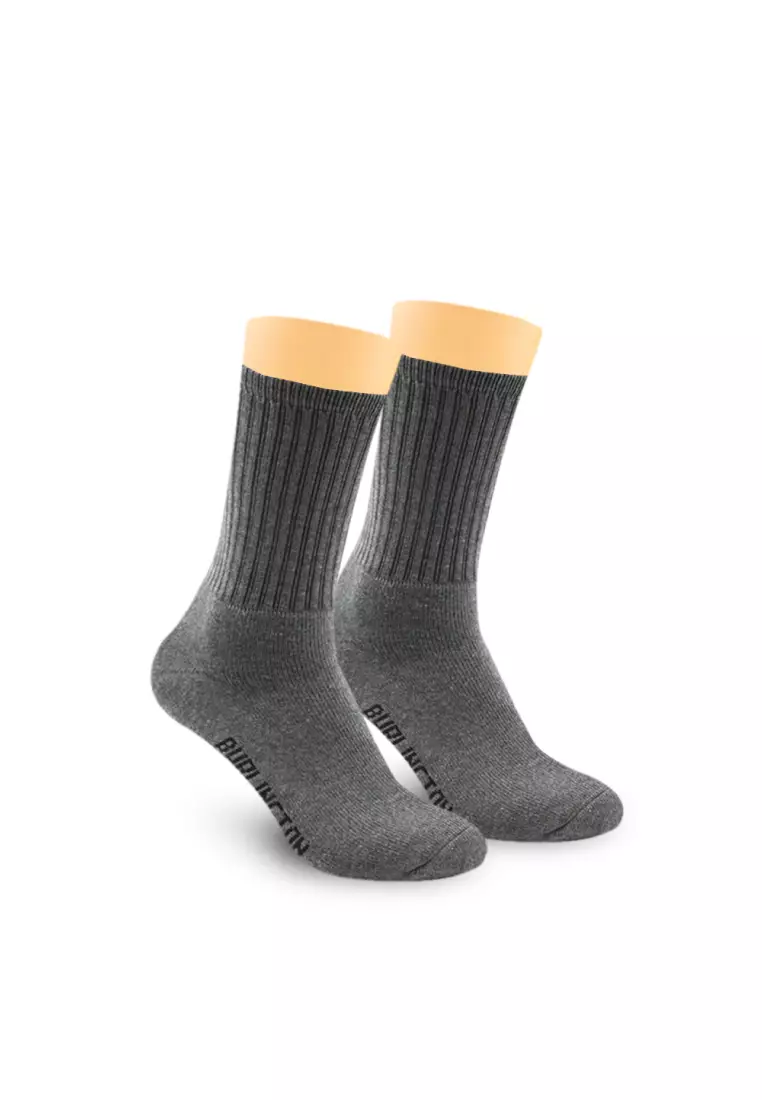 Burlington Men's Cotton Thick Sports Crew Socks 3 pairs in a pack 0223