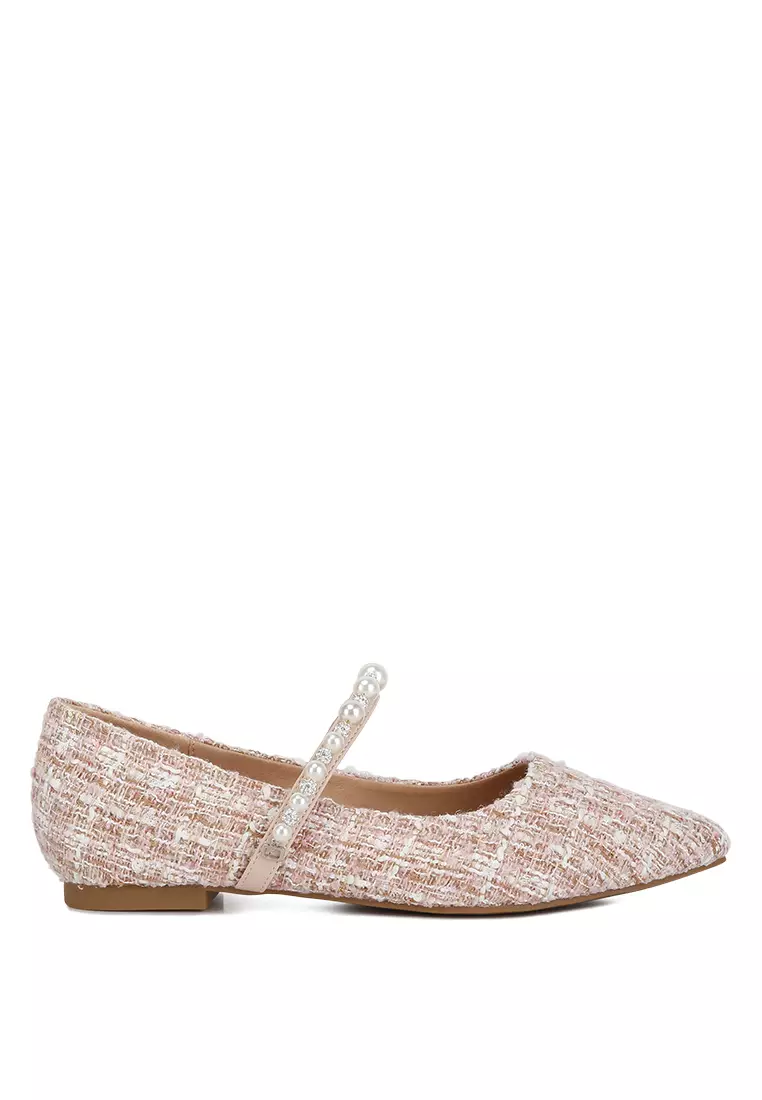 Discount on London Rag  shoes - SKU: Blush Mary Jane Ballet Flats