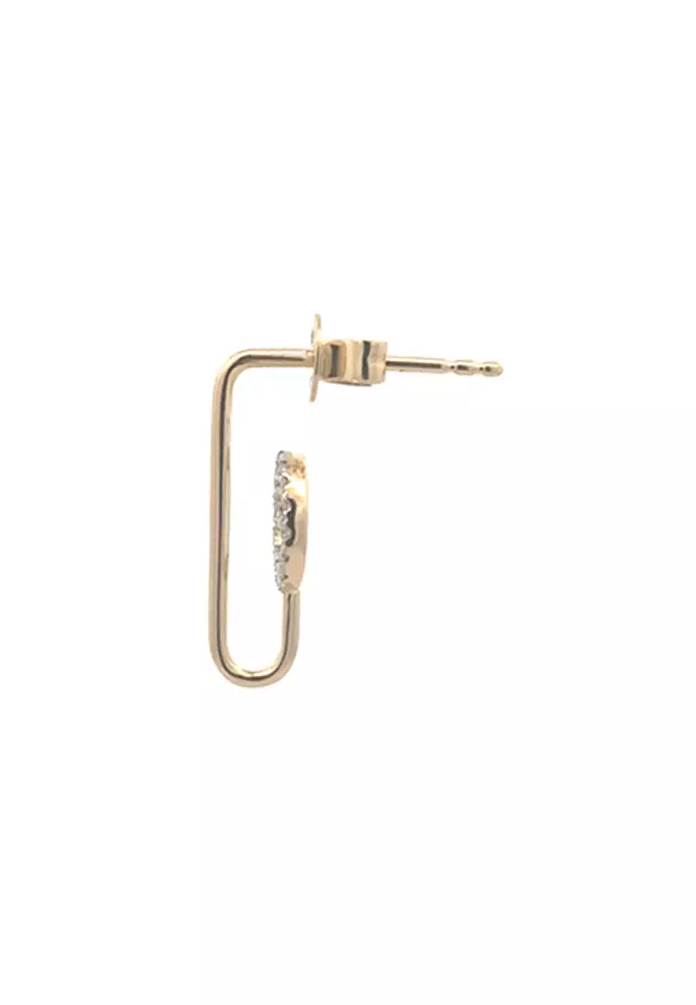 14K Versa Diamond Earrings  DE-1970