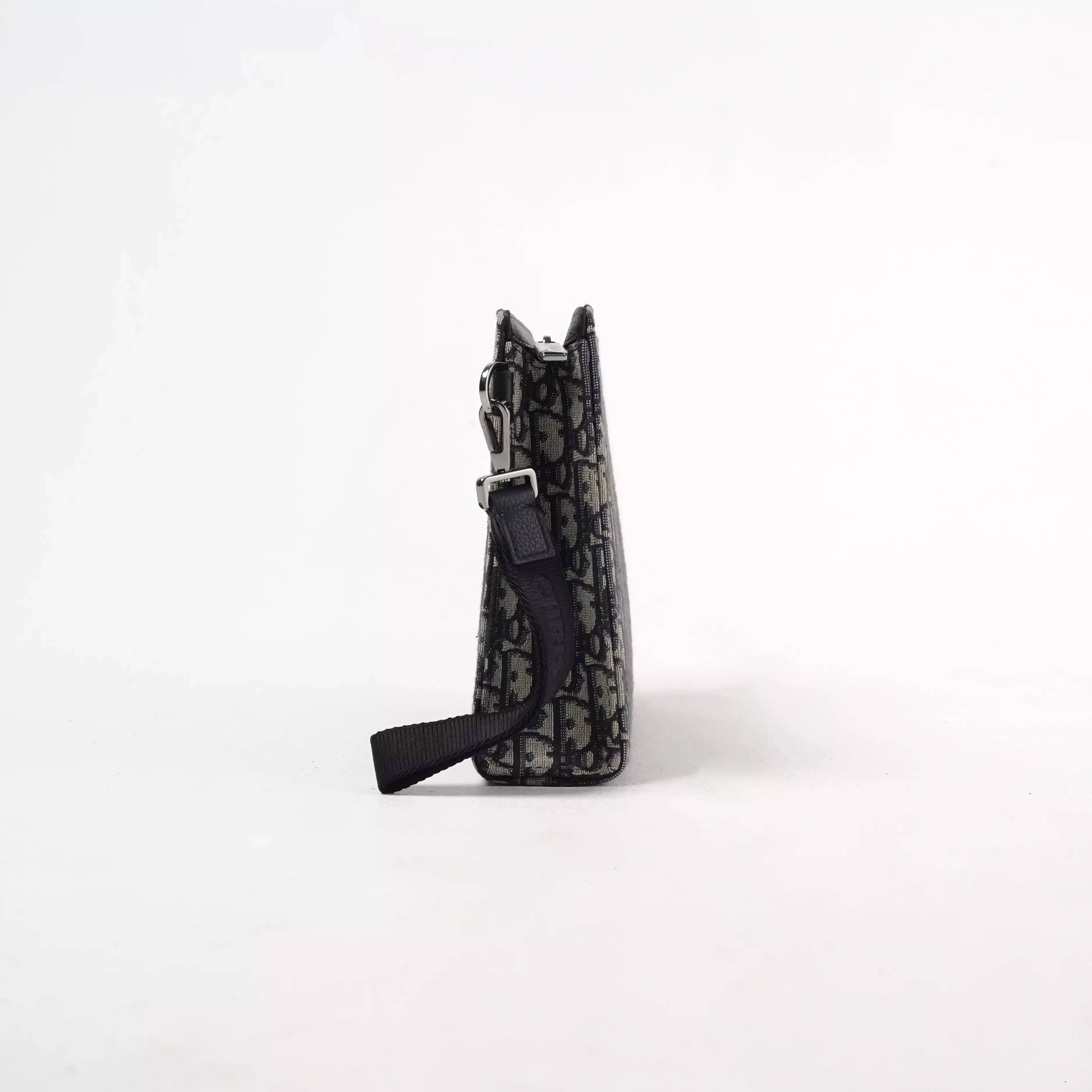 Tas CHRISTIAN DIOR OBLIQUE BEIGE TRIANGLE CLUTCH WITH HANDLE 100% ORIGINAL