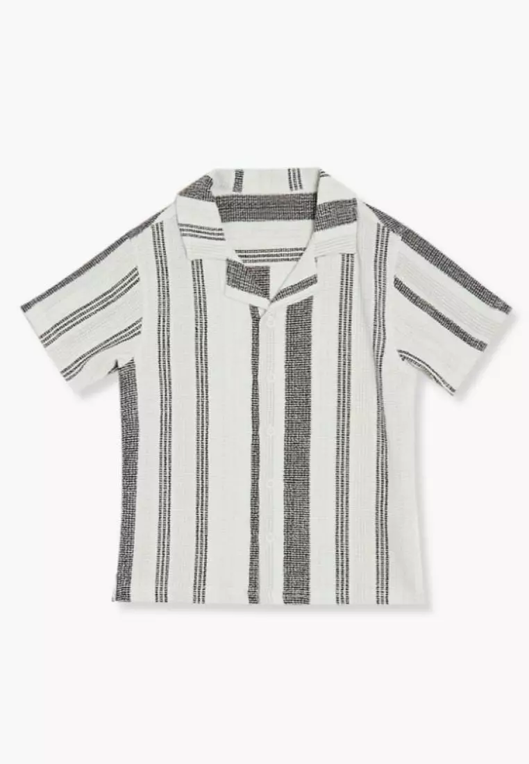 Forever 21 black hotsell and white striped shirt