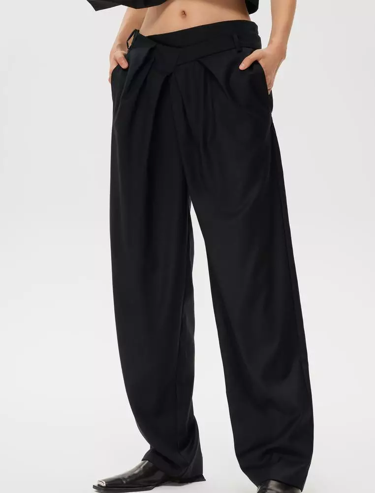 Casual Straight Leg Long Pants
