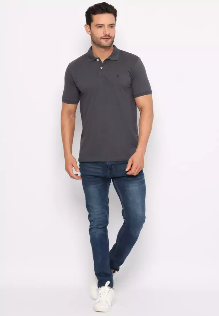 MATSUDA Kaos Polo Shirt Pria Kerah Kushima