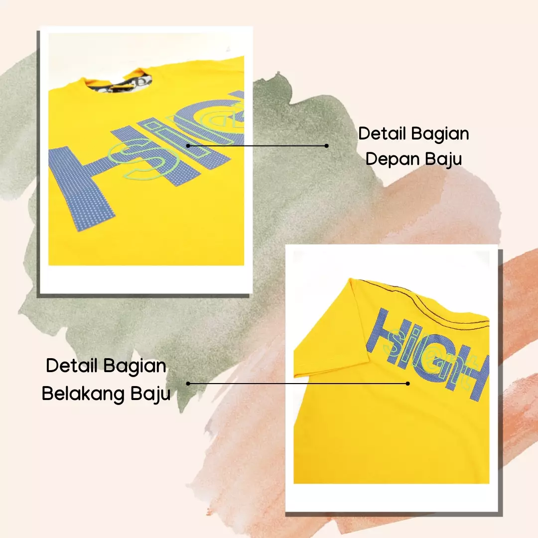 Wakakids Baju Anak Laki Laki Atasan Kaos Usia 4 Tahun Hingga 14 Tahun Motif High Silent 3982 SPATS Abu